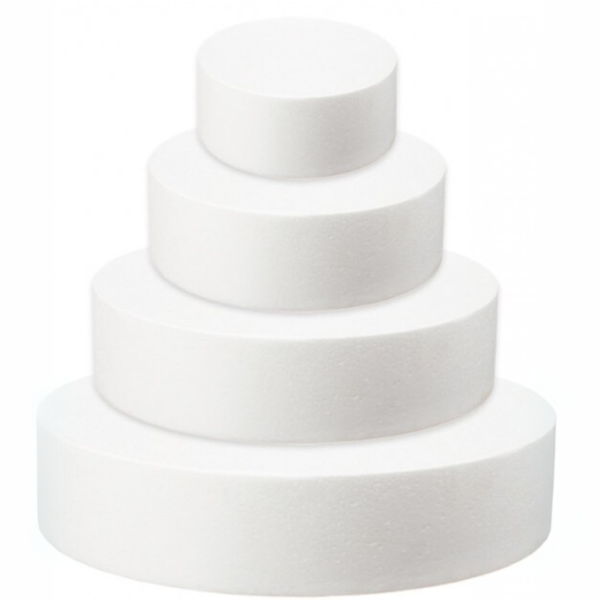 Support Gâteau Polystyrène Rond
